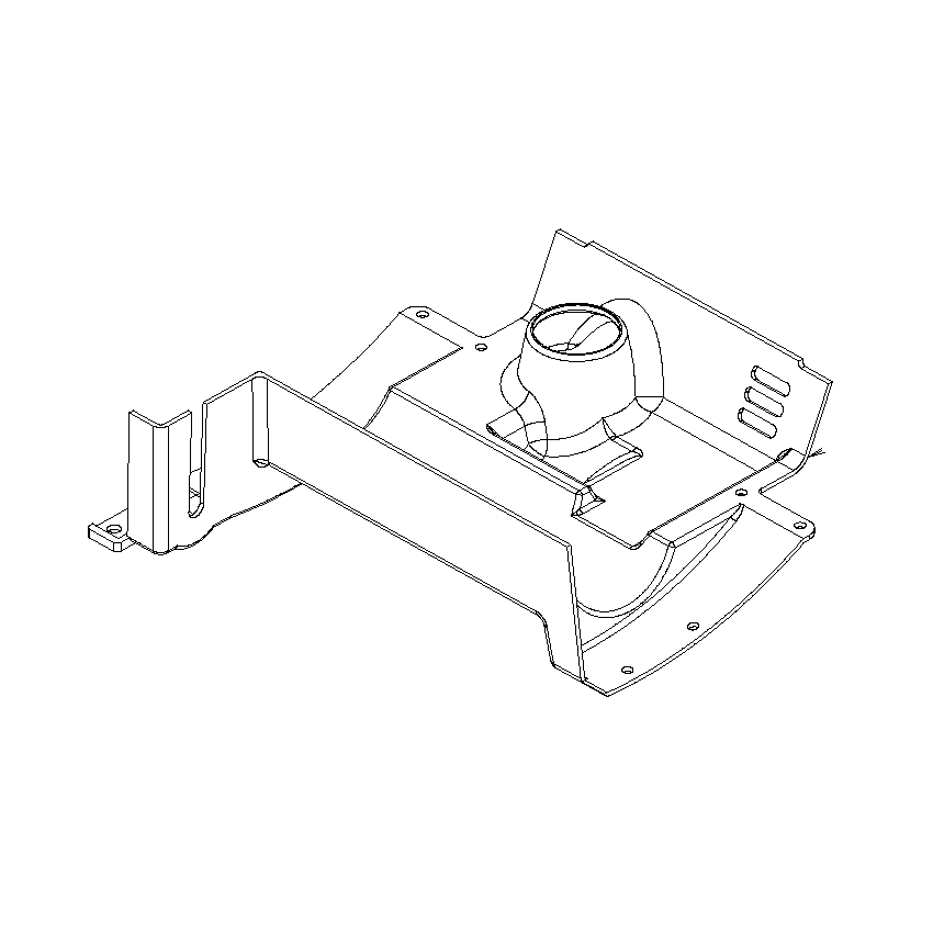 Truvox 03-6666-0500 moulded bottom cover - parts diagram