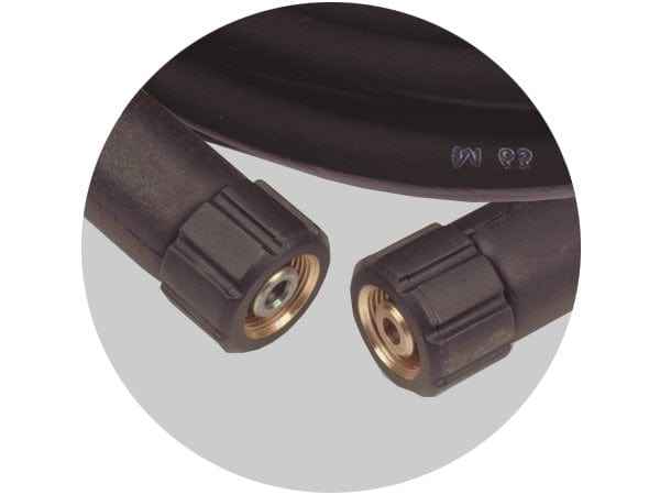 3/8" M22 F High Pressure 1 Wire Rubber Hose - 40 Meter Pressure Washer Hose - Commercial Cleaning Machines Ltd