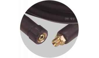 3/8" M22F & BSPM High Pressure 2 Wire Rubber Hose - 400Bar - 10 Meter Pressure Washer Hose - Commercial Cleaning Machines Ltd