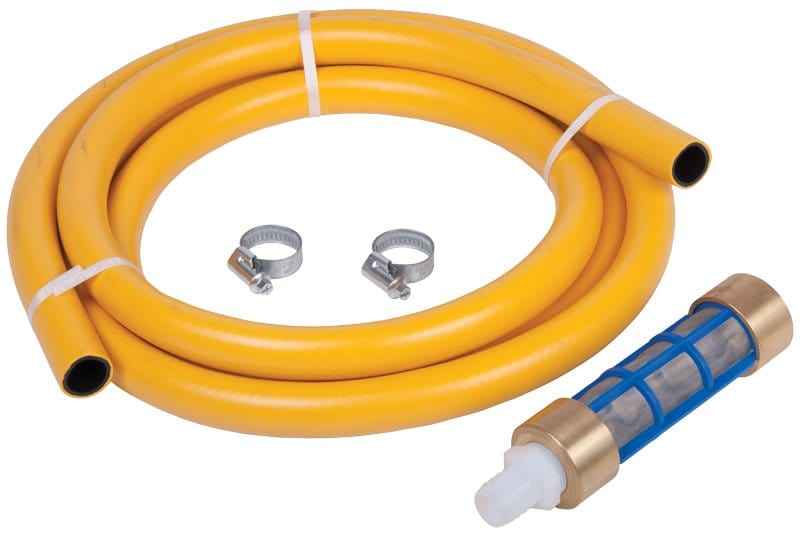 3 Meter 5/8" Suction Hose and Weighted Filter Kit - 50 Mesh Filter - Commercial Cleaning Machines Ltd