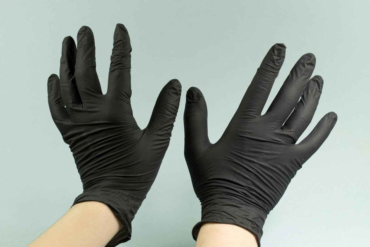 Powder & Latex Free Smooth Contract Nitrile Gloves - Box of 100