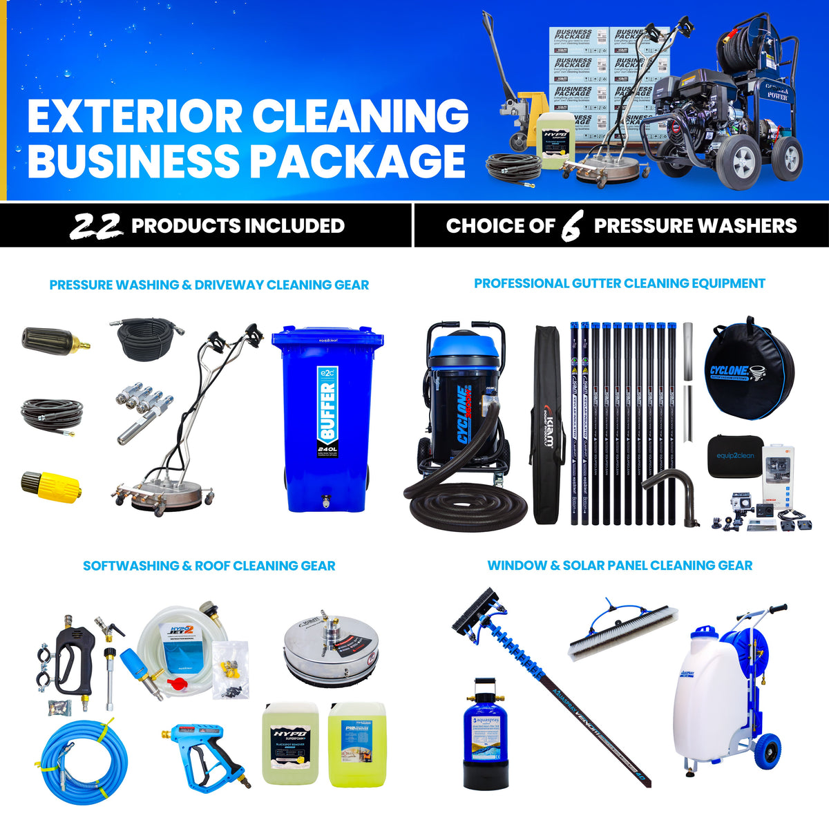 GOLD Exterior Cleaning Business Start-Up Package