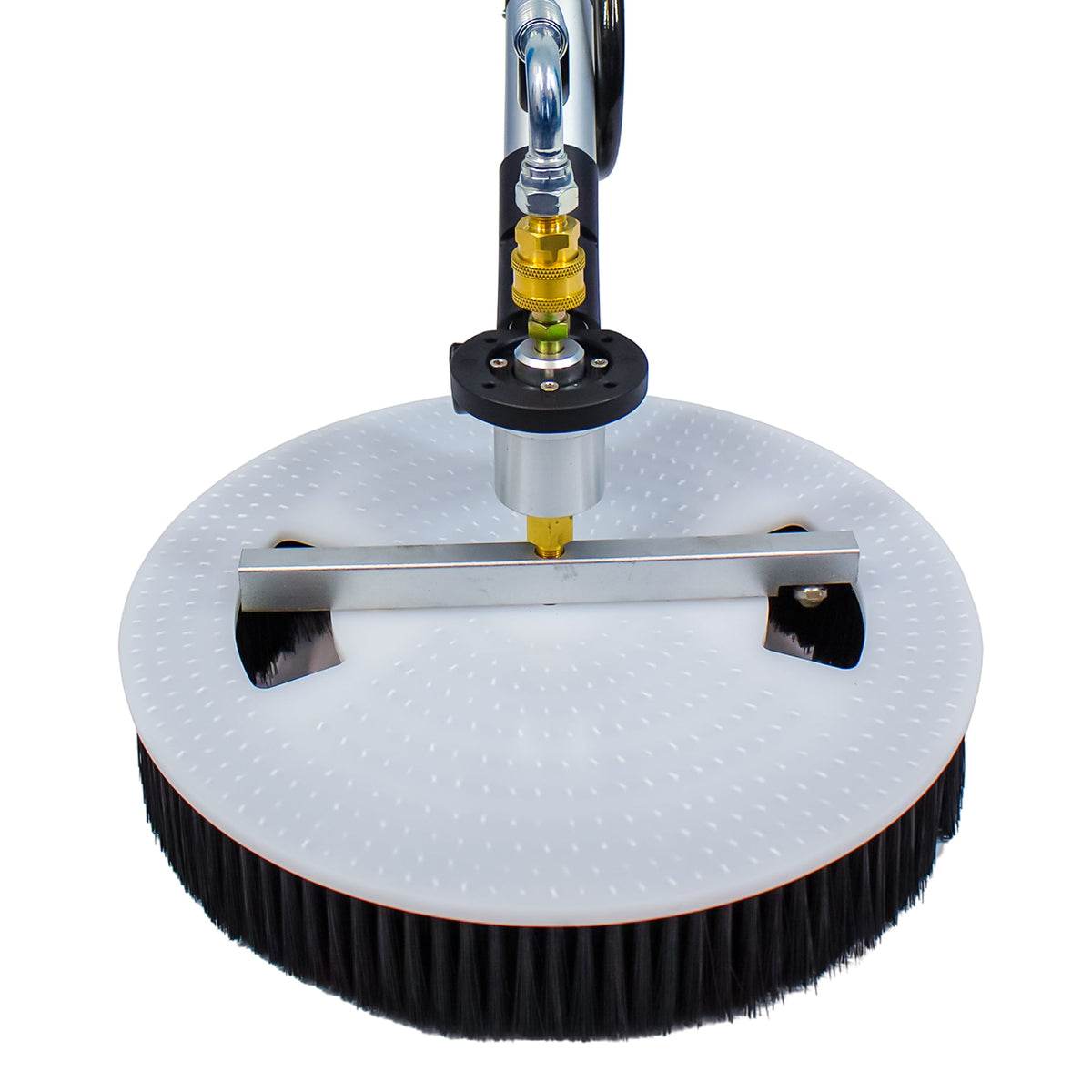 Equip2clean Aquaspray® Rotary Solar Panel/Roof Cleaning Brush With 18ft Telescopic Lance