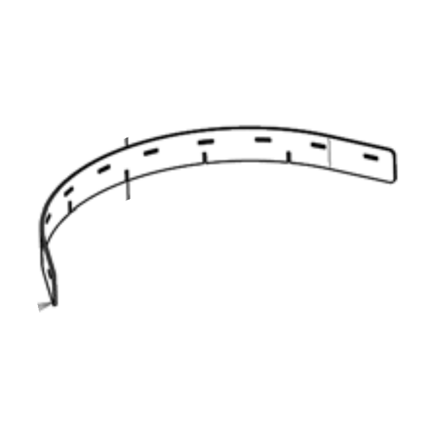 IPC MPVR12309 CT5 front parabolic latex squeegee blade — parts diagram reference 15