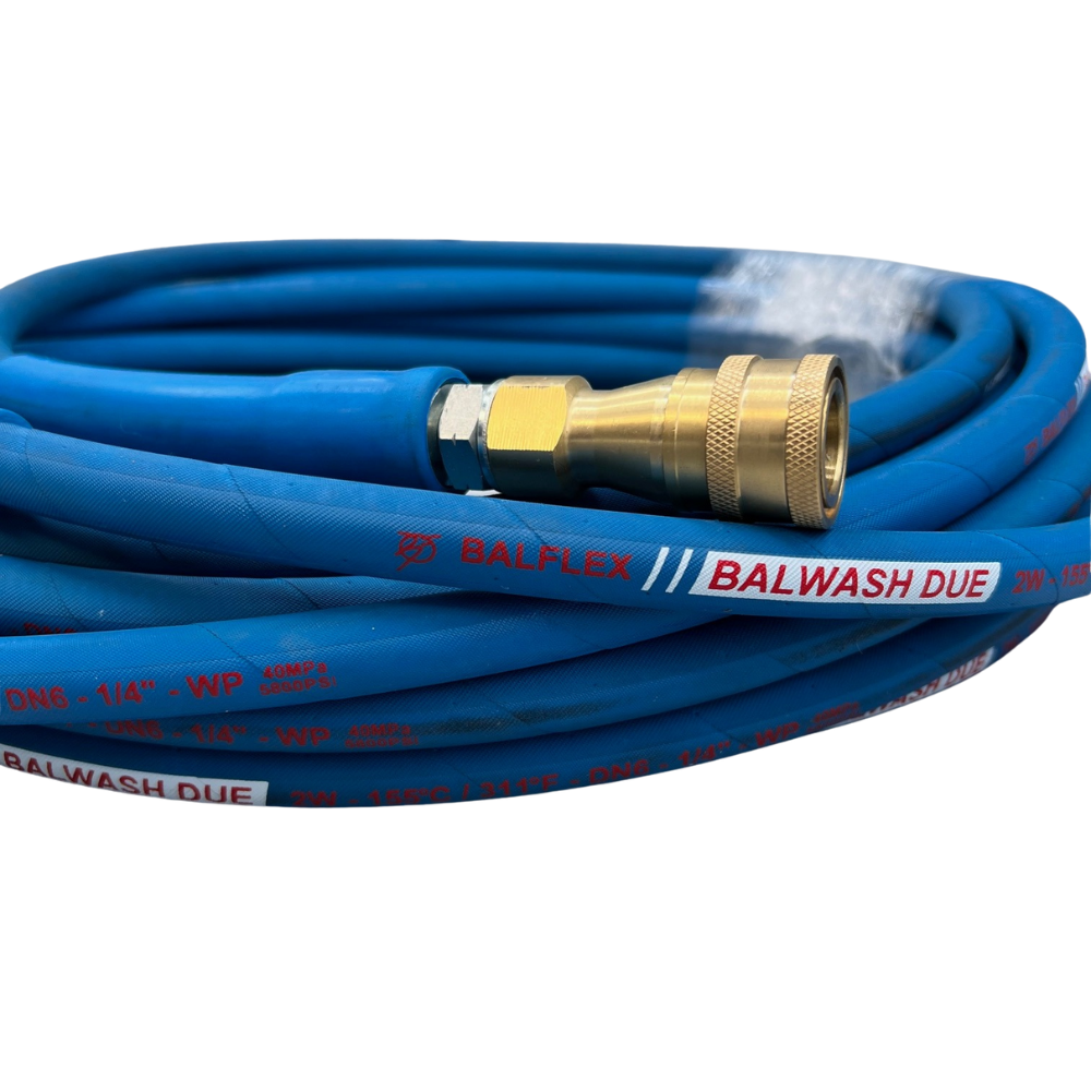 Astrox 50ft Rough Textured Carpet Cleaner Solution Hose With QR Fittings
