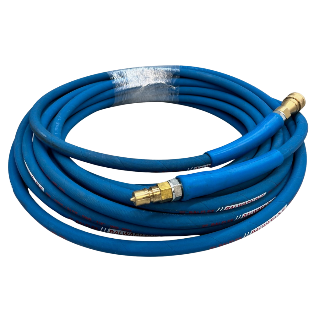 Astrox 25ft Rough Textured Carpet Cleaner Solution Hose With QR Fittings