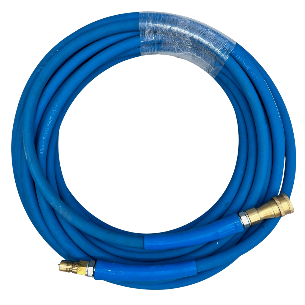 Astrox 25ft Rough Textured Carpet Cleaner Solution Hose With QR Fittings