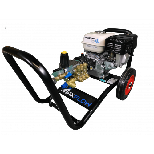 Maxflow Semi-Industrial Pressure Washer - Honda GX200 14 LPM Low Profile Frame