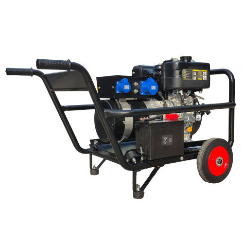 Maxflow Industrial Diesel Generator – Loncin 460 Engine 7.0 kVA Trolley Frame