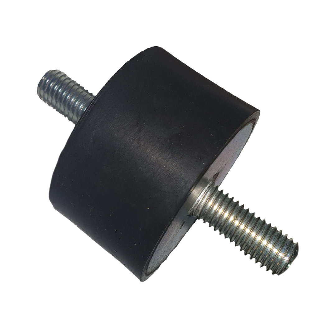 Rubber Mounting 20 x 10 M6 Male - Male (60 Shore)