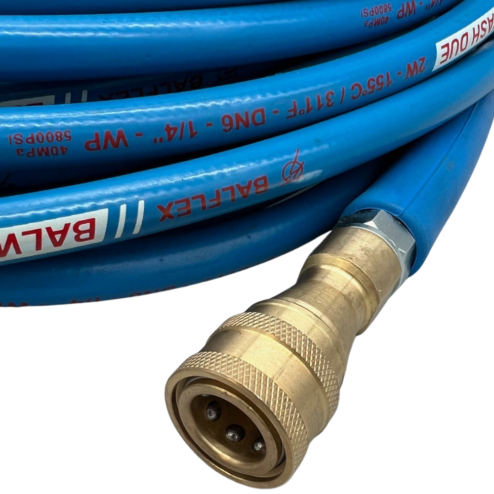 Astrox 25ft Carpet Cleaner Solution Hose With QR FIttings - Carpet Cleaner Spares