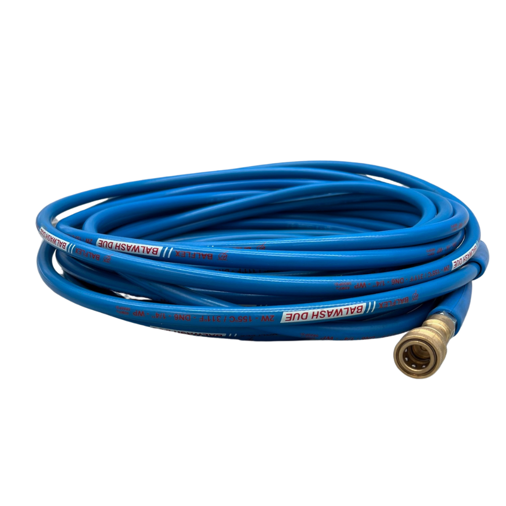 Astrox 25ft Carpet Cleaner Solution Hose With QR FIttings - Carpet Cleaner Spares