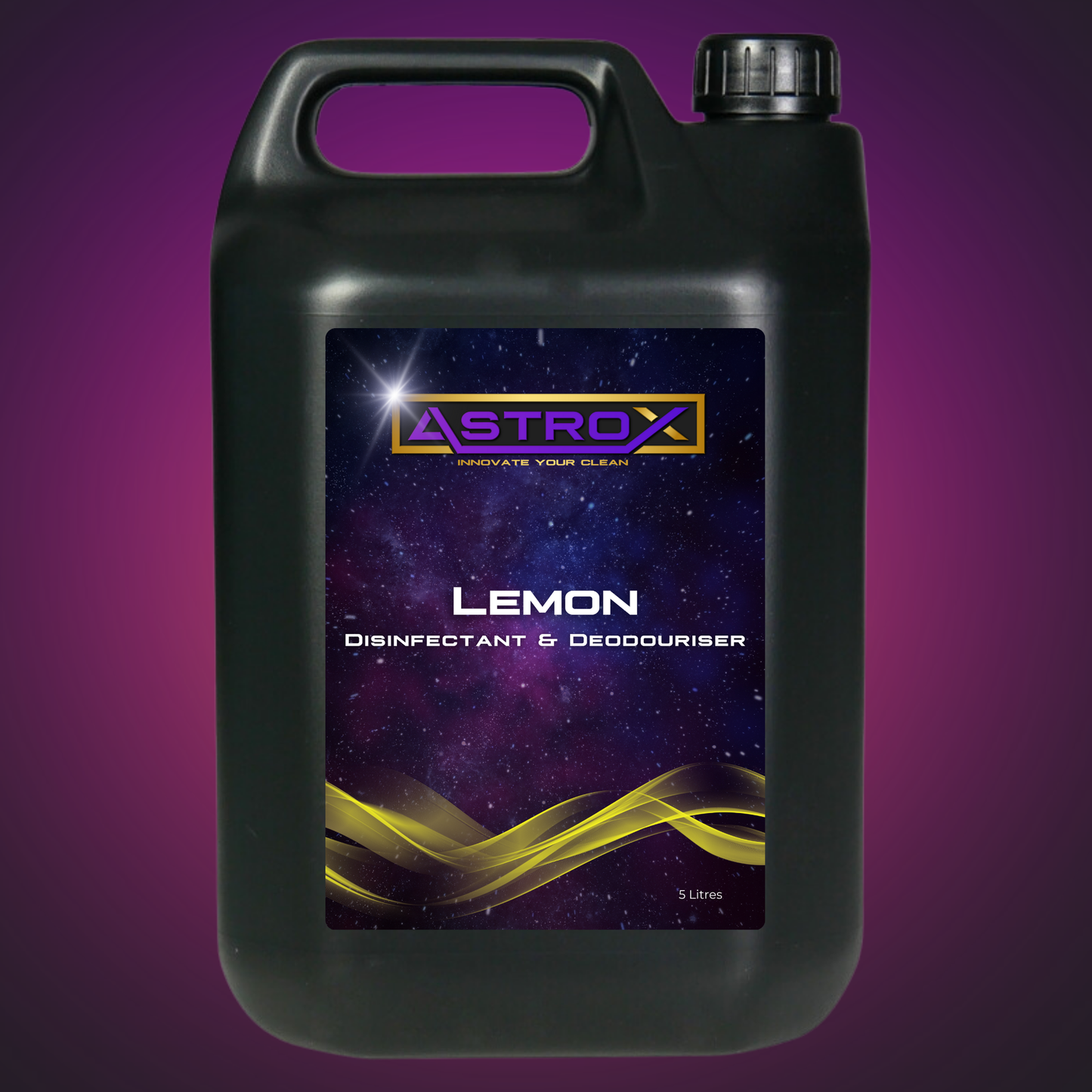 Astrox Lemon Disinfectant and Deodouriser - 5 Litres - Cleaning Chemicals