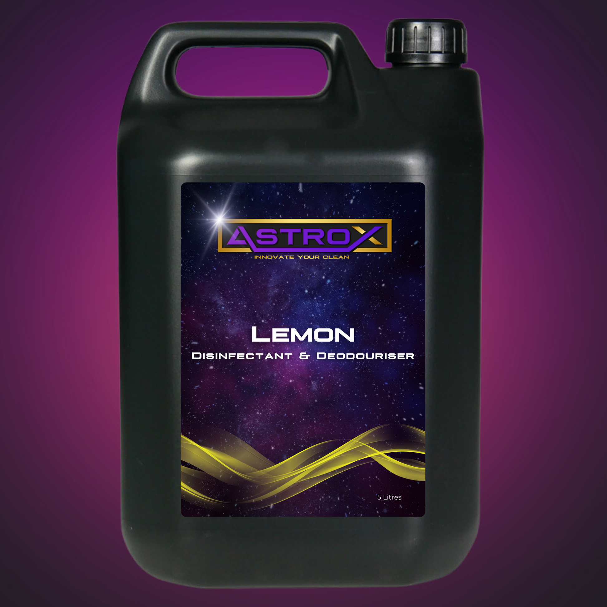 Astrox Lemon Disinfectant and Deodouriser - 5 Litres - Cleaning Chemicals