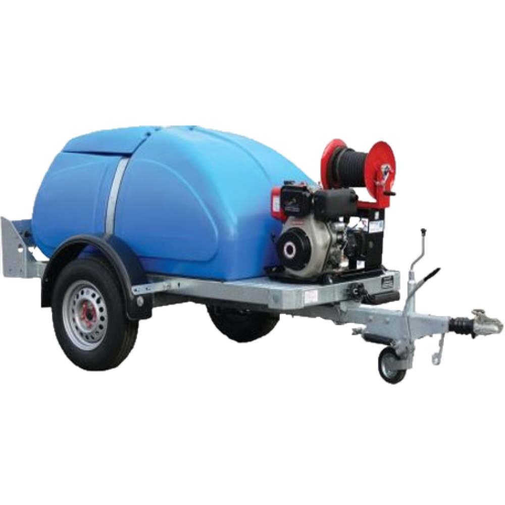 Maxflow Industrial Pressure Washer Highway-Spec Bowser – Yanmar L100-V 15 LPM Comet Pump + 30M Reel