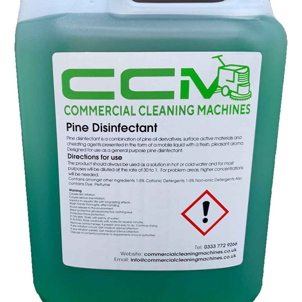 CCM Pine Disinfectant - 5 Litres - General Purpose Disinfectant - Commercial Cleaning Machines Ltd