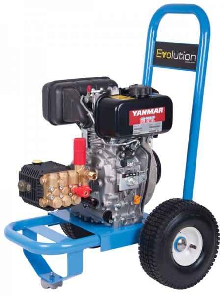 Evolution 1 Yanmar L48V Diesel Pressure Washer - 12lpm - 125bar- Direct Drive Pump - Commercial Cleaning Machines Ltd