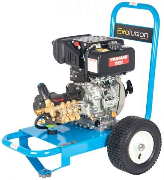 Evolution 1 Yanmar L70V Diesel Pressure Washer - 13lpm - 170bar- Direct Drive Pump - Commercial Cleaning Machines Ltd