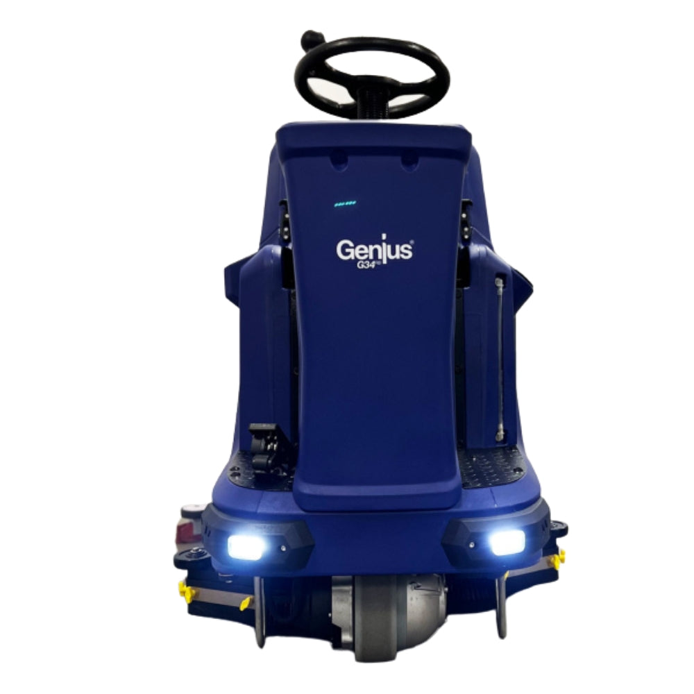 Genius G34RB Compact 34’’ Ride On 130ltr Scrubber Dryer - Scrubber Dryer