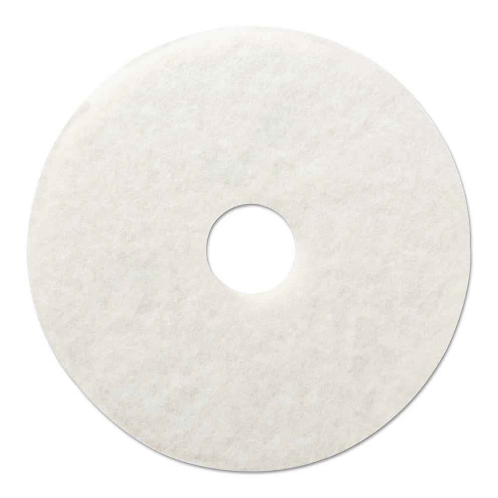 High Quality White Floor Pads - Box Of 5 - White Pads - Commercial Cleaning Machines Ltd