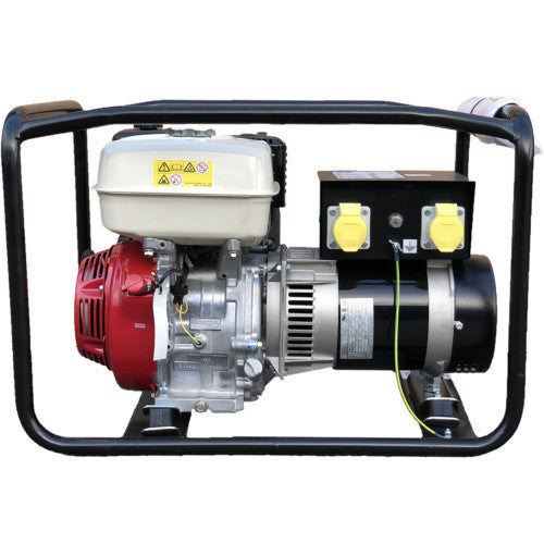 Maxflow Industrial Petrol Generator + AVR– Honda GX390 Engine 5.5 kVA Large Frame