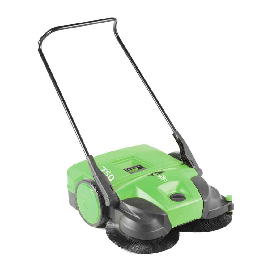IPC 750E Professional 75cm, 50L Floor Sweeper With Powered Side Brushes - Commercial Cleaning Machines Ltd