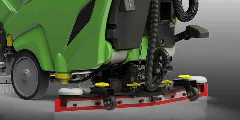 IPC CT51 BT55 Large 50l Battery Floor Scrubber Dryer With Traction - 21 inch