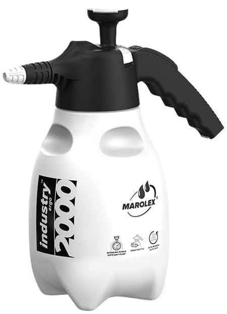 Marolex Industry Ergo Acid 2000 Pump Pressure Sprayer - Viton Seals - 2.0l - Commercial Cleaning Machines Ltd