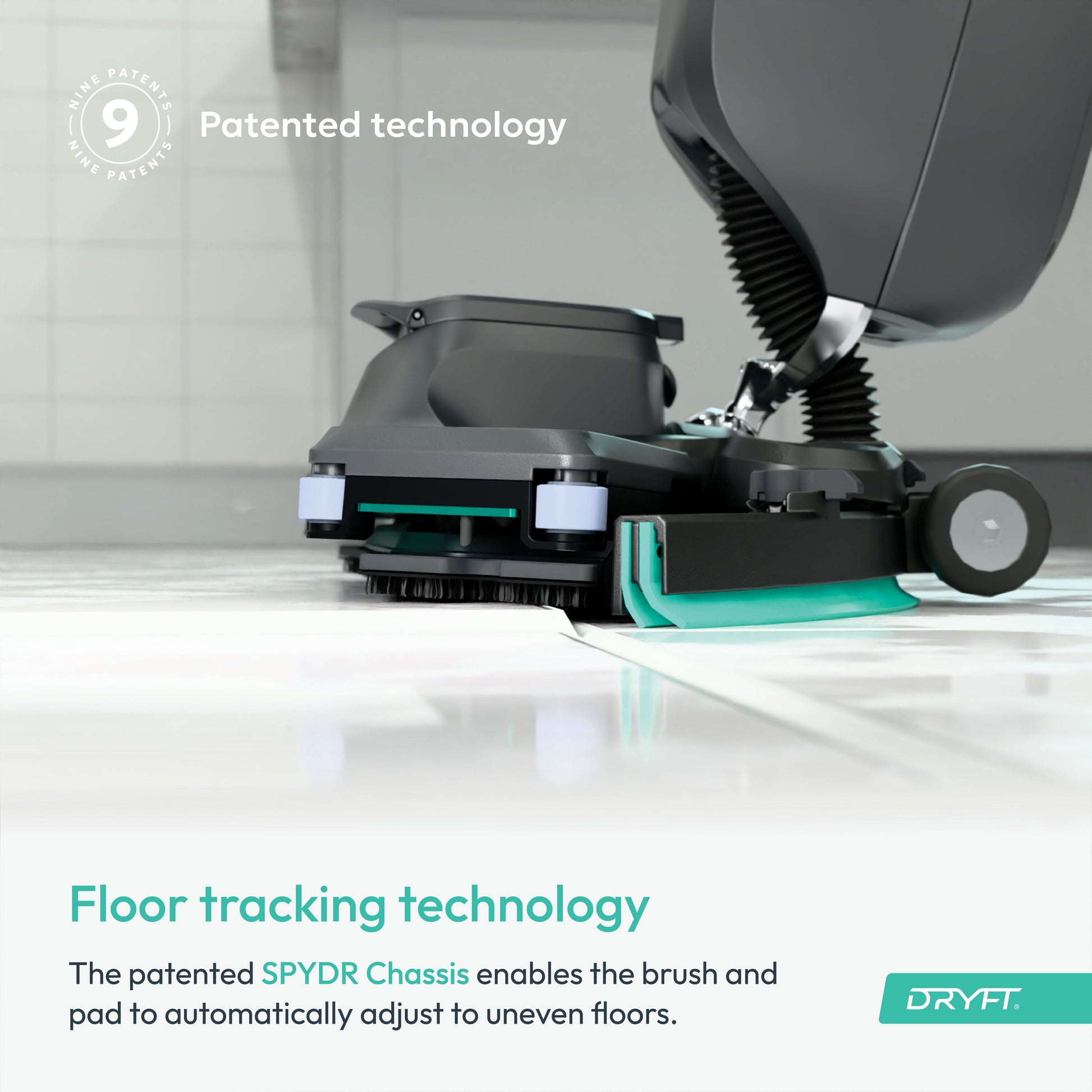 MotorScrubber Dryft - Low Profile S-Motion Scrubber Dryer - Scrubber Dryer