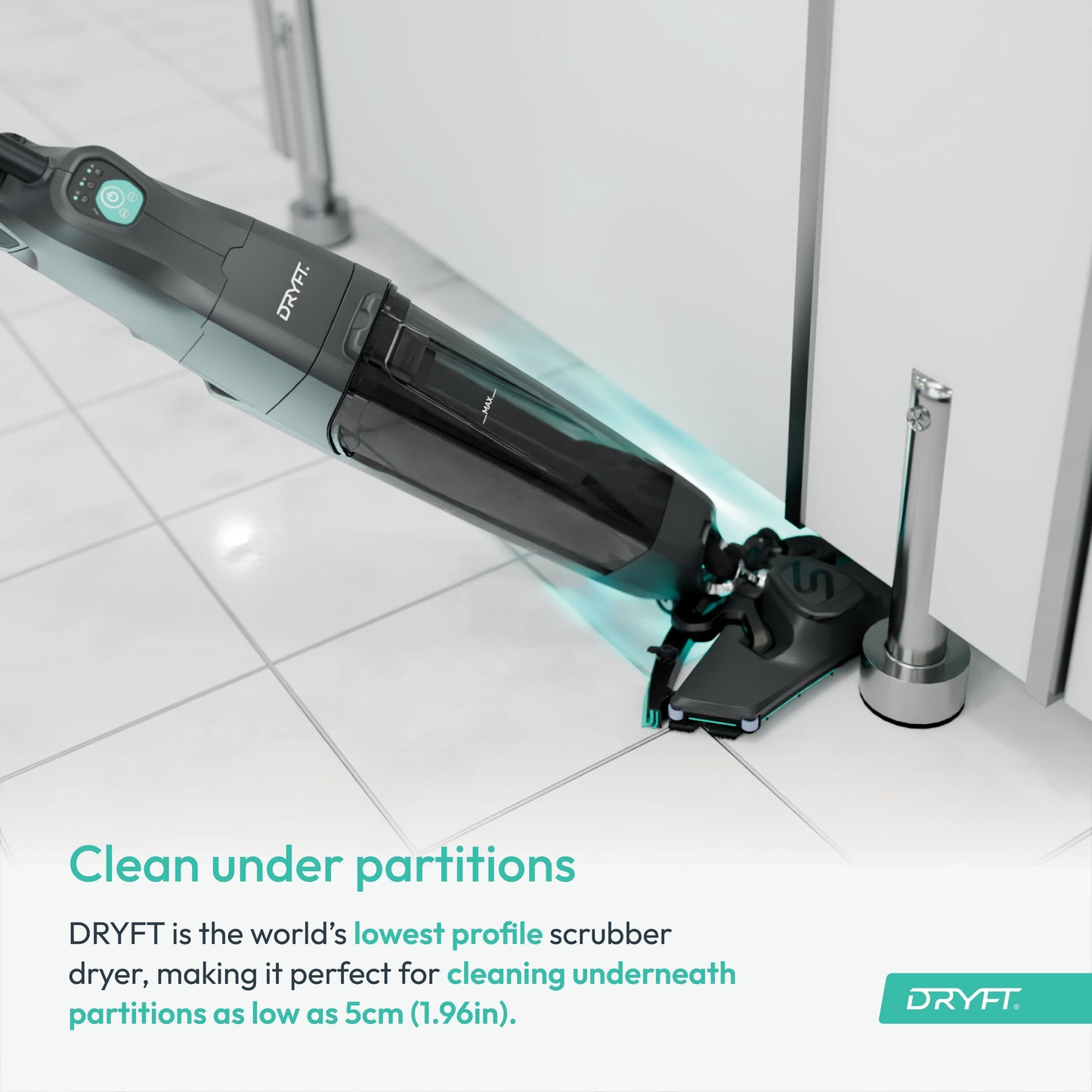 MotorScrubber Dryft - Low Profile S-Motion Scrubber Dryer - Scrubber Dryer