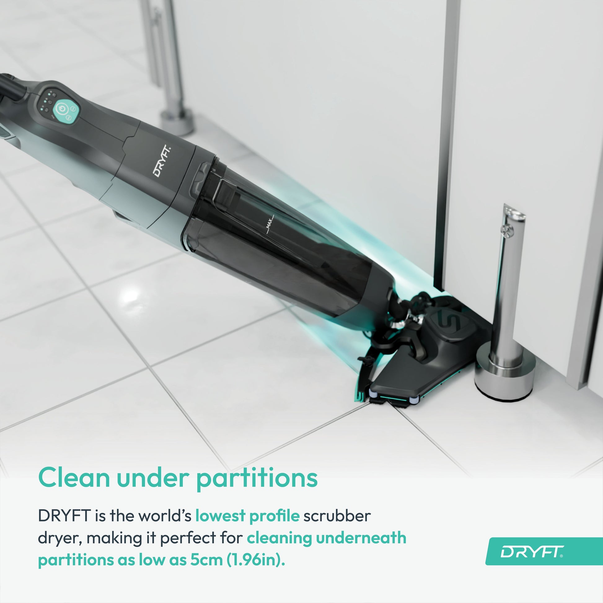 MotorScrubber Dryft - Low Profile S-Motion Scrubber Dryer - Scrubber Dryer