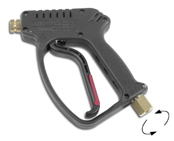 Pressure Washer Vega Wash Gun - 3/8" Female Swivel Inlet - 1/4" Female Outlet - Commercial Cleaning Machines Ltd