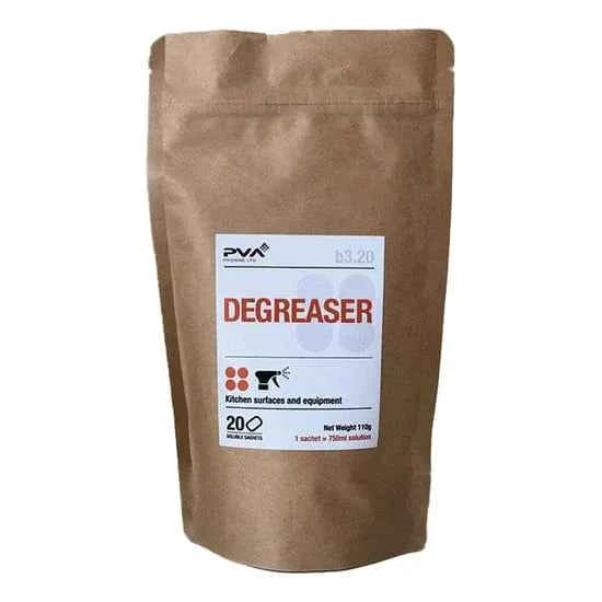 PVA Unperfumed Degreaser - Trigger Bottle Sachets - Pack of 20 - Commercial Cleaning Machines Ltd