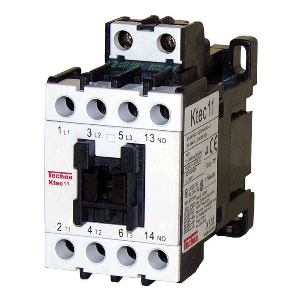 TECHNA CONTACTOR 240V COIL 12AMP