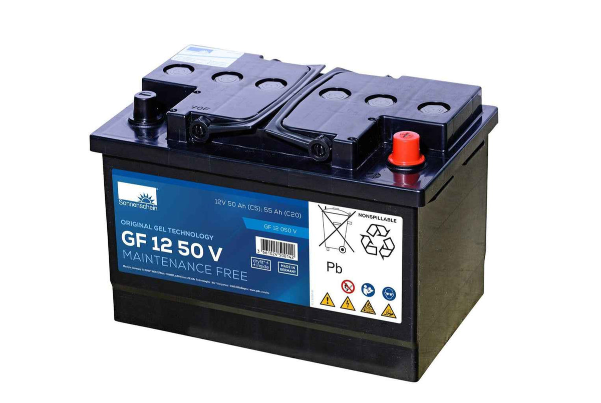Sonnenschein 12v Maintenance Free Scrubber Dryer Battery - Taski Swingo 450B - Commercial Cleaning Machines Ltd