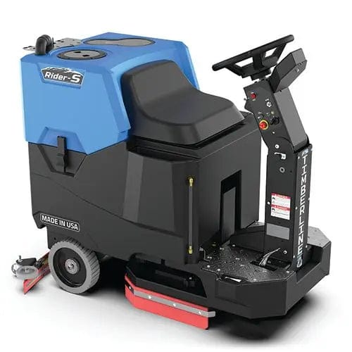 Timberline Rider S Industrial Micro Floor Scrubber - Disk Deck 20’’ - 26’’ - 20 Inch Disk Deck - Scrubber Dryer