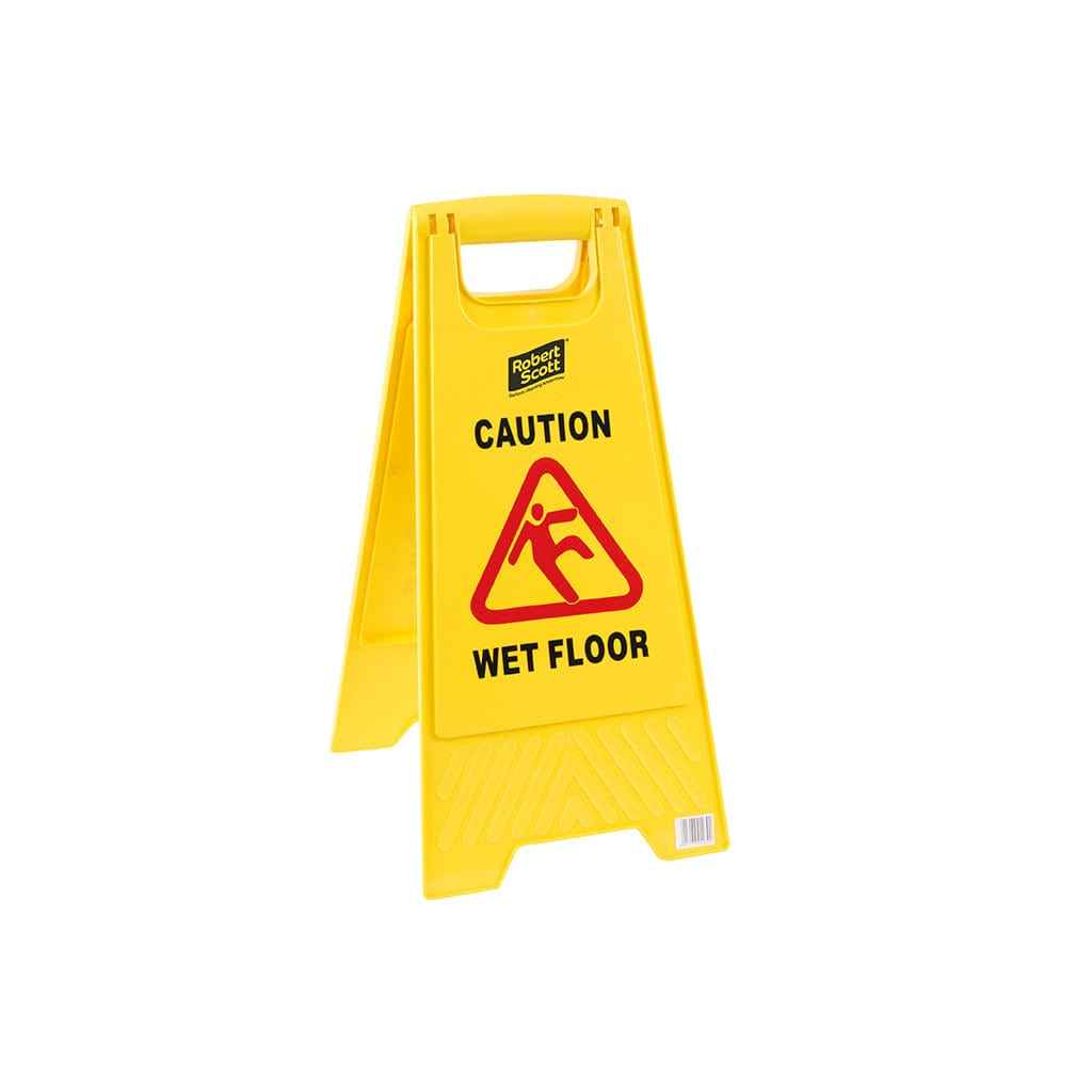 Wet Floor/Wet Floor Standard Safety Floor Sign - Box of 5 - Commercial Cleaning Machines Ltd