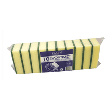 Spare and Square Scouring Pads 10 ‘Contract’ Sponge Scourers - Pack of 10 X 20 - 13 x 8 cm Box Qty 803.CT - Buy Direct from Spare and Square