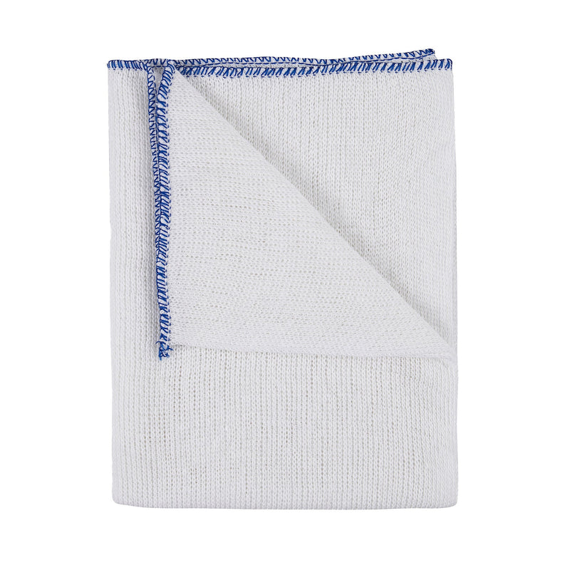 Dishcloth Bleached 50x30cm - Sewn Blue