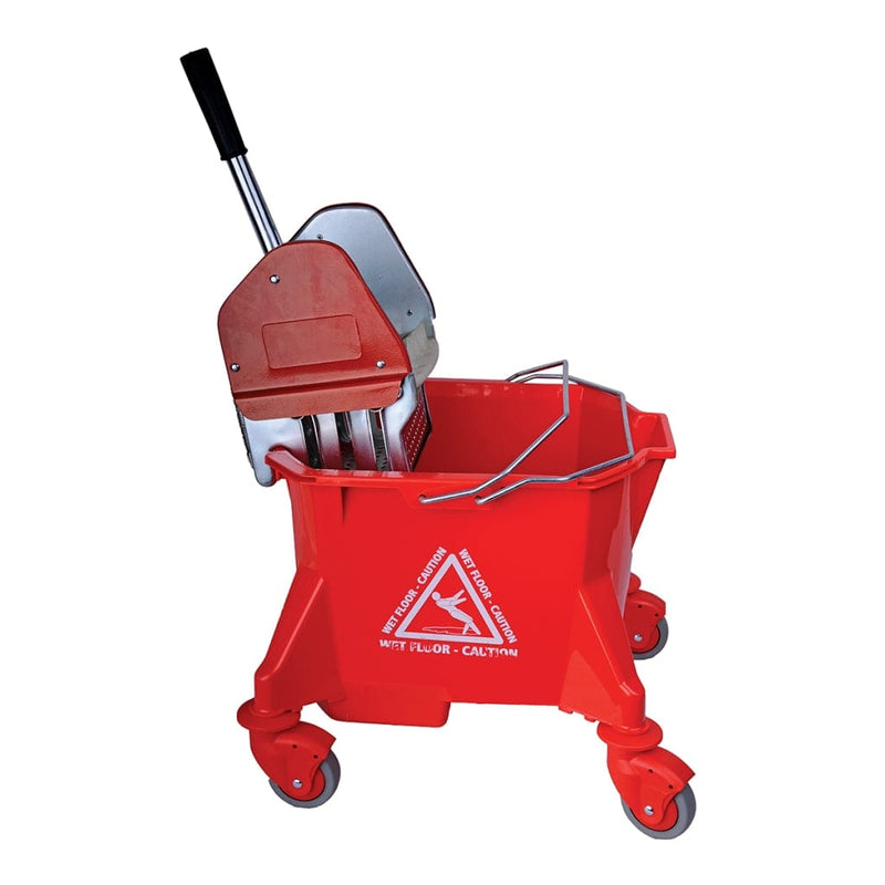 Smoothline Bucket 23 Litre & Ambassador Wringer - Red