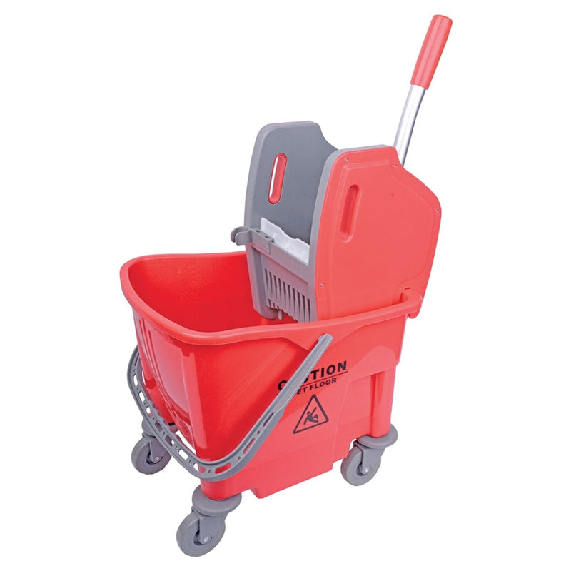 Buffalo Bucket & Wringer 25 Litre - Red