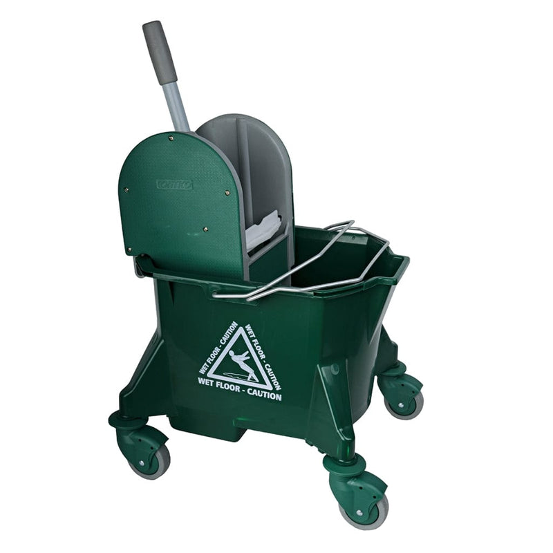 Smoothline Bucket 23 Litre & Plastic Wringer - Green