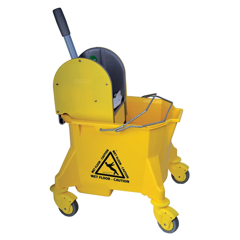 Smoothline Bucket 23 Litre & Plastic Wringer - Yellow