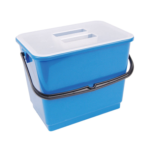 Top Down Bucket & Lid 4 Litre - Blue