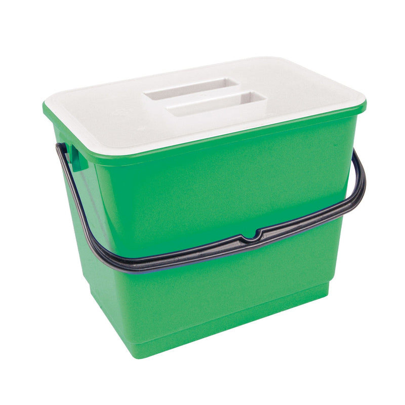 Top Down Bucket & Lid 4 Litre - Green