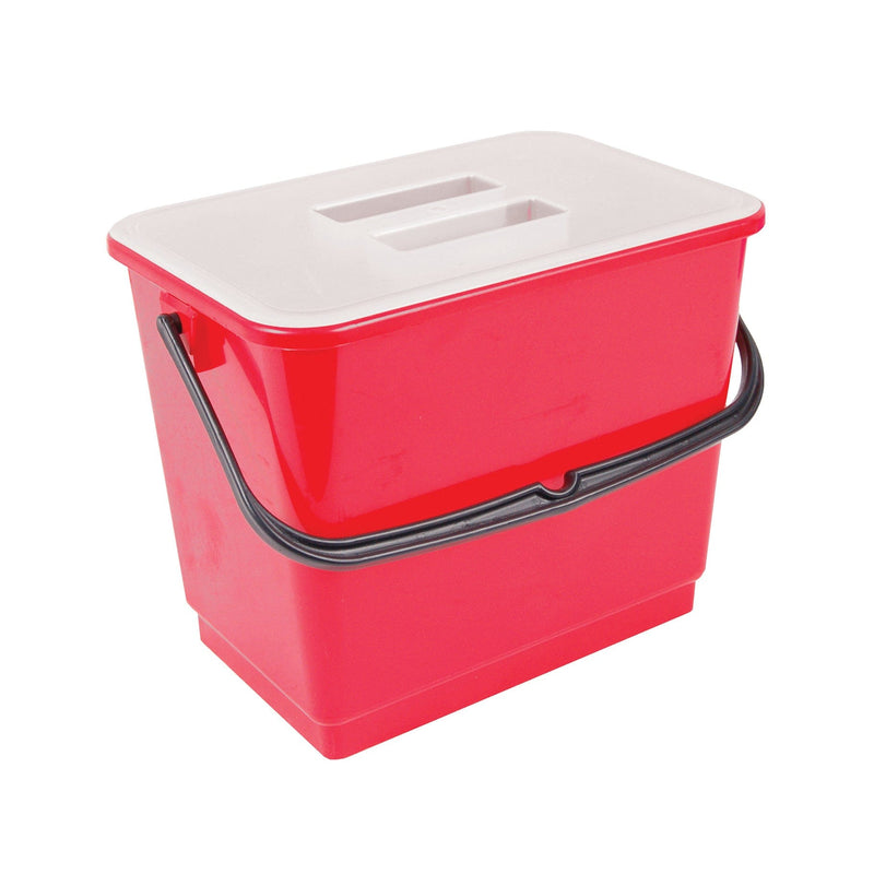 Top Down Bucket & Lid 4 Litre - Red