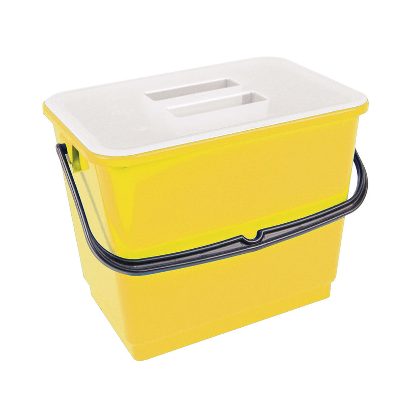 Top Down Bucket & Lid 4 Litre - Yellow