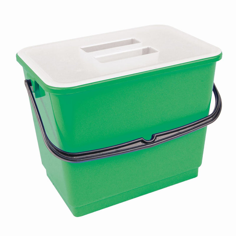 Rokleen Bucket & Lid 12 Litre - Green