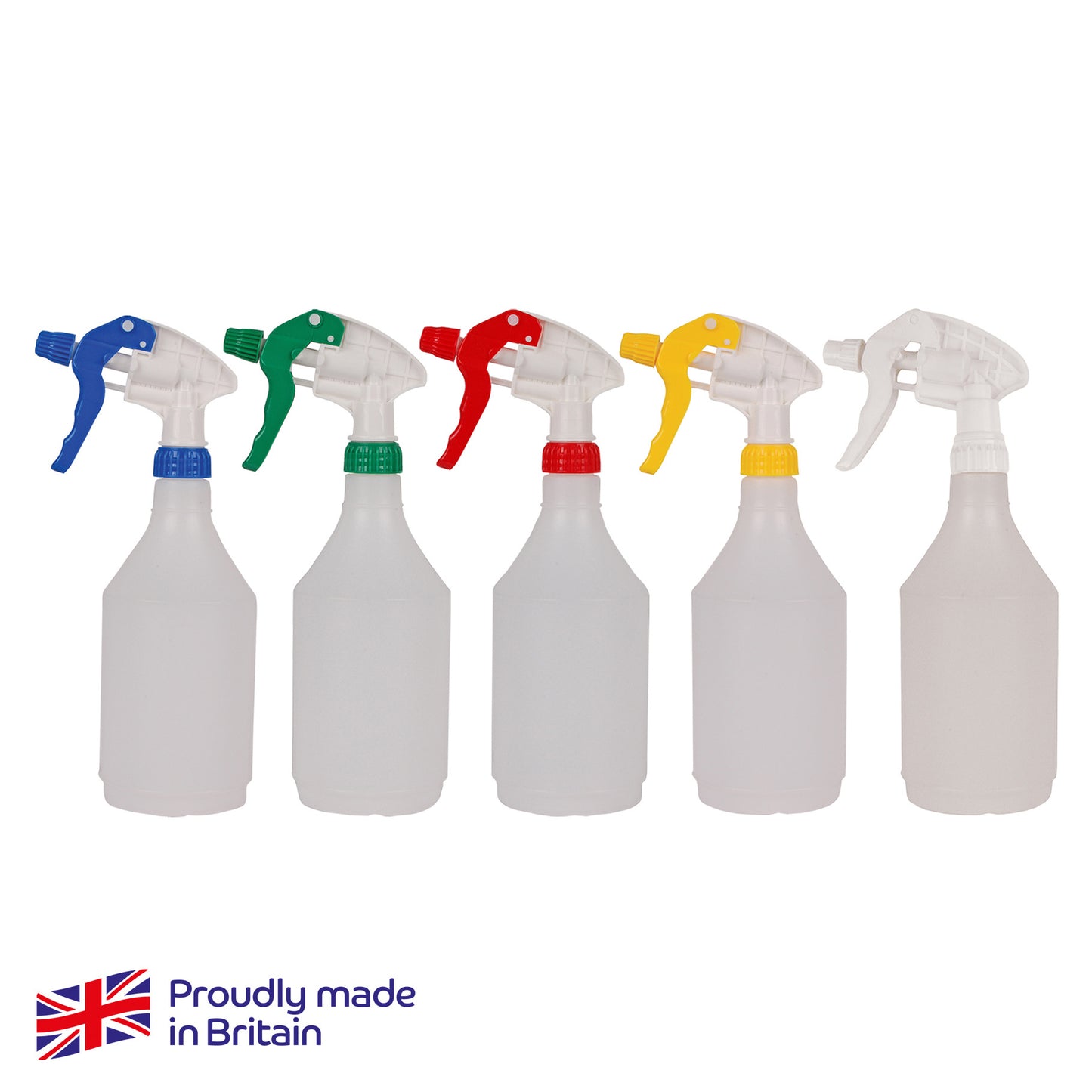 Spray Bottle and Trigger Head - Box of 80 - Colour Coded