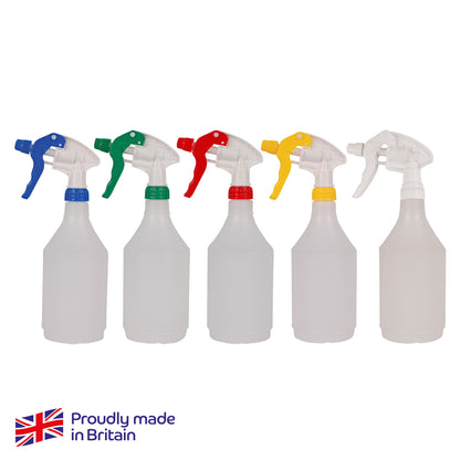 Spray Bottle and Trigger Head - Box of 80 - Colour Coded
